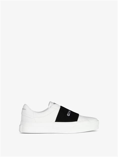 City Sport sneakers in leather with GIVENCHY strap in 